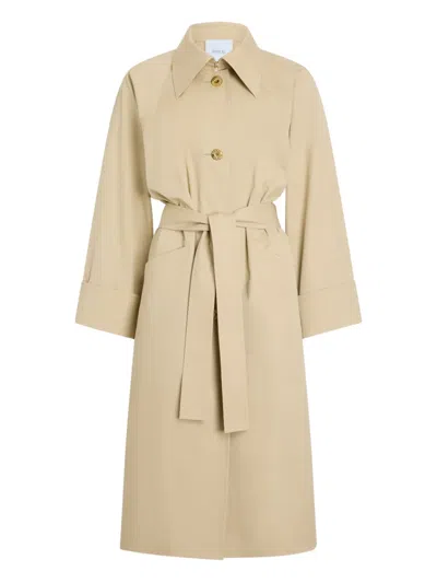 Patou Light Belted Trenchcoat In Multi