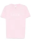 Patou Cotton T-shirt With Bold Logo And Relaxed Fit