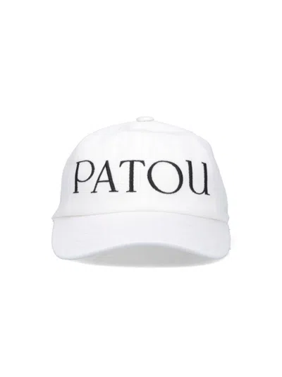 Patou Lightweight 100% Cotton Hat In White