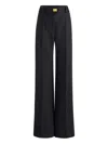 Patou Lock Flared Trousers In Black