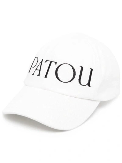 Patou Logo Cap In White