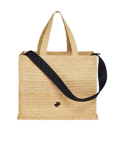 Patou Logo Cross-body Bag In Nude