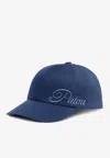 Patou Logo Embroidered Baseball Cap In Navy