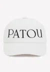 Patou Baseball Hat With Logo In Neutral