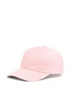 Patou Logo-embroidered Baseball Cap In Pink