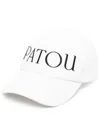 Patou Baseball Hat With Logo In White