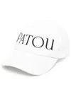 Patou Logo-embroidered Baseball Cap In White