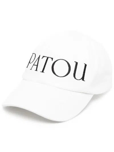 Patou Logo-embroidered Baseball Cap In White