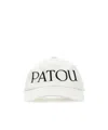 Patou Baseball Hat With Logo In White