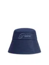 Patou Logo Embroidered Bucket Hat In Blue