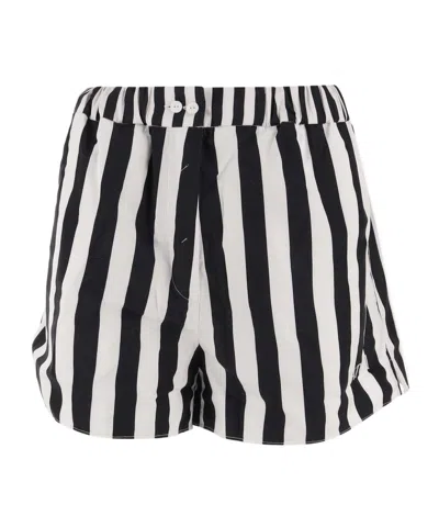 PATOU PATOU RIVIERA STRIPED BERMUDA SHORTS