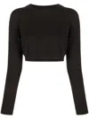 Patou Merino-blend Cropped Jumper In Brown