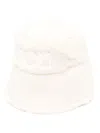 PATOU LOGO-EMBROIDERED FLEECE BUCKET HAT