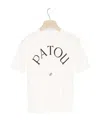 Patou White Logo-jacquard Knitted Top In White
