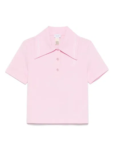 Patou Logo-embroidered Polo Top