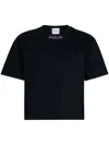 Patou Logo-embroidered T-shirt In Black