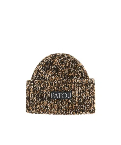 Patou Logo Hat In Brown