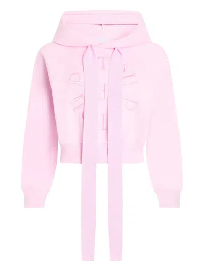 Patou Logo Hoodie In Pink