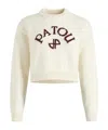 Patou Logo And Jp Monogram Intarsia Wool And Cashmere Jumper Clothing In Neutral