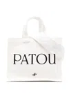 PATOU PATOU SMALL LOGO TOTE BAGS
