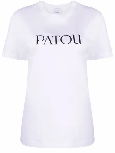 Patou White Logo-print T-shirt