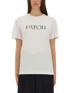 Patou Logo Print T Shirt In White