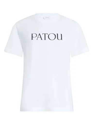Patou Logo Print T-shirt In White