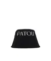 Patou Black Canvas Hat In Black