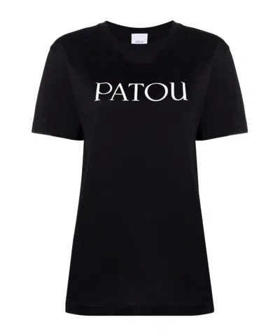 PATOU PATOU LOGO PRINTED CREWNECK T-SHIRT