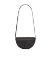 Patou Women's Logo Plaque Shoulder Bag In Black