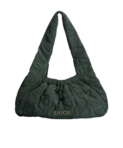 PATOU LOGO SHOULDER BAG