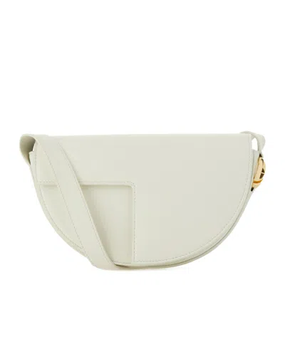 Patou Logo Shoulder Bag In White