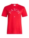 Patou Logo And Jp Print Organic Cotton T-shirt Clothing In Multi