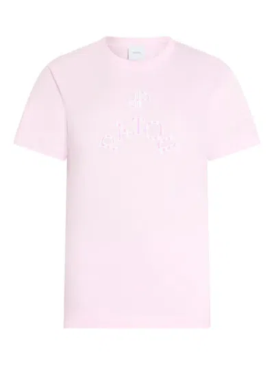 Patou Logo T-shirt In Pink