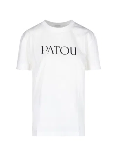 Patou Logo T-shirt In White