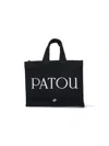 Patou Large Shoulder Handbag In Black