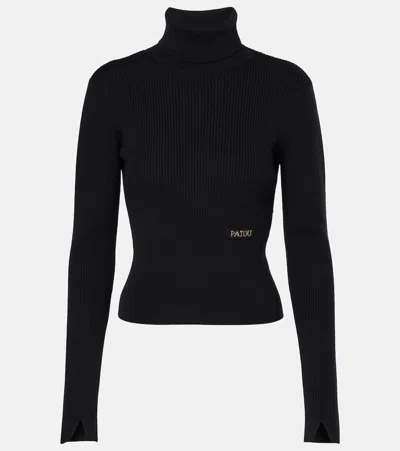 PATOU LOGO TURTLENECK SWEATER