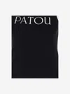 Patou Modern Sleeveless Scoop Neck Tank Top In Black