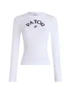 Patou Logo-print Long-sleeve T-shirt In Multi
