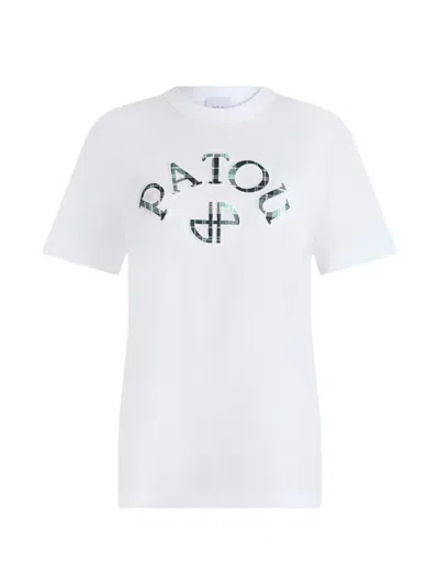 Patou Logo-print T-shirt In White