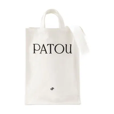 Patou Logo-printed Tote Bag In White