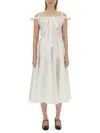 Patou Women's Long Dress In White