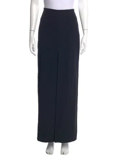 Pre-owned Patou Long Skirt In Blue
