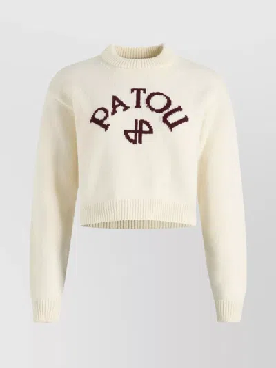 PATOU LONG SLEEVE CREW NECK KNITWEAR JUMPER