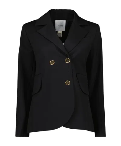 Patou Long Sleeve Jacket In Black