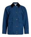 Patou Long Sleeved Denim Workwear Jacket In Blue