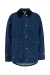 PATOU PATOU LONG SLEEVED DENIM WORKWEAR JACKET