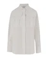 Patou Long-sleeved Shirt In White