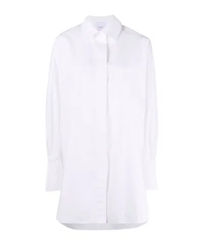 PATOU LOGO-PRINT LONG-SLEEVED SHIRT