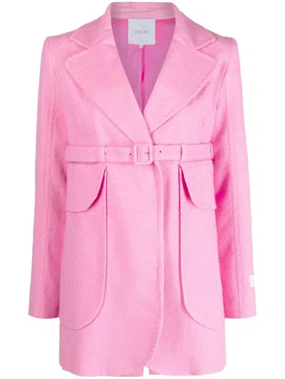 Patou Coats Pink In Rosa